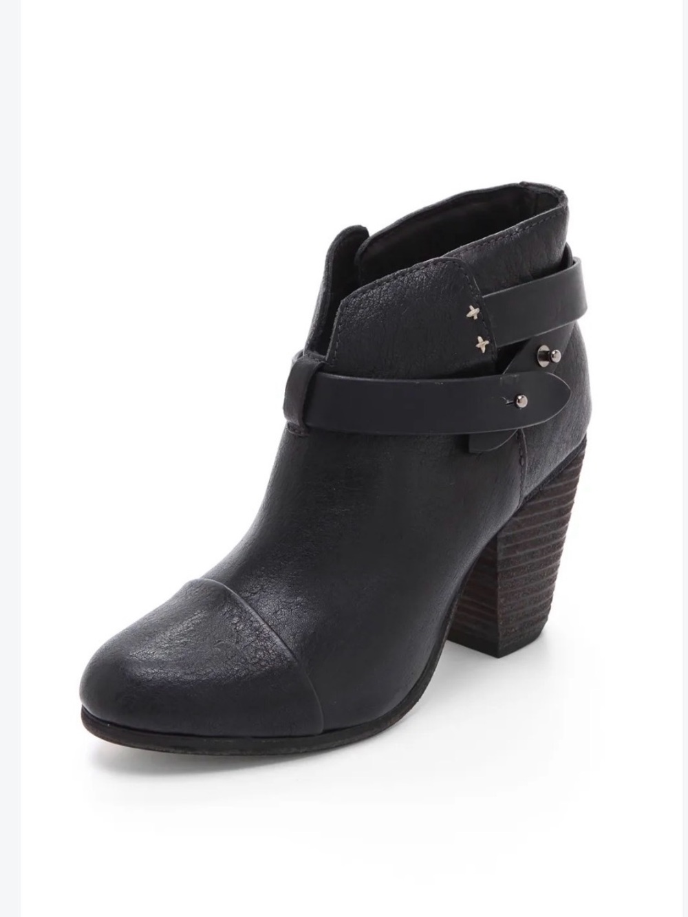 Rag & Bone Harrow Black Ankle Boots